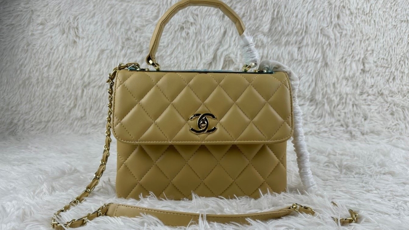 Ch**el top handle bags